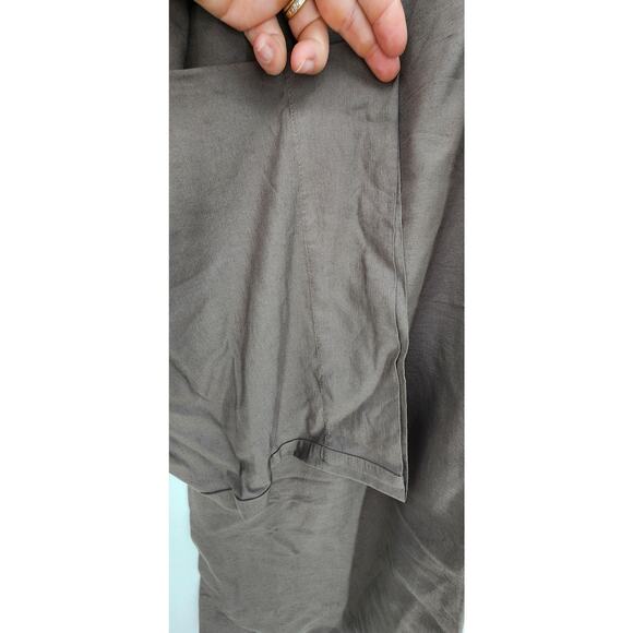 New NWT Wide Leg Linen Blend Pants Brown Size Large‎ - Picture 8 of 8